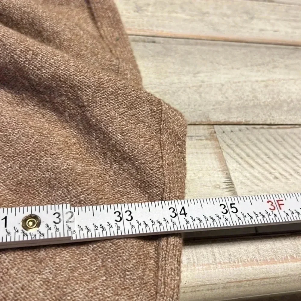 ISAACMIZRAHILIVE‎ women’s TAN PONCHO XXS Oversized party casual cotton polyester